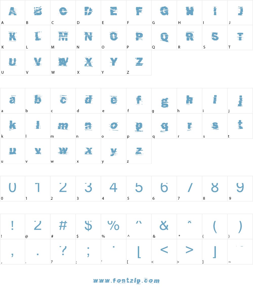 cut n paste Font Character